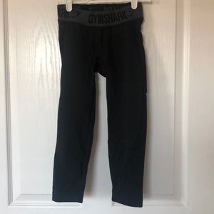 Gymshark Black Flex Cropped Leggings